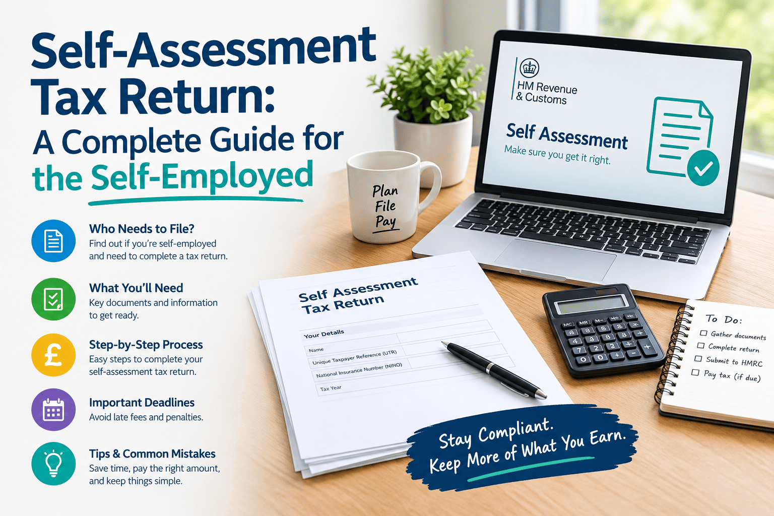 Self-Assessment Tax Return: A Complete Guide for the Self-Employed